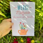 Carte à planter - Merci Maîtresse