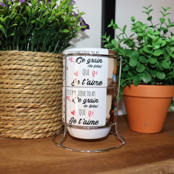 Set de 2 tasses à café Saint-valentin – Image 2