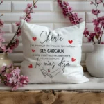 Coussin thème Saint-Valentin